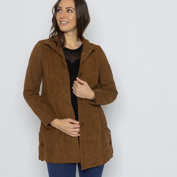 OTTO KERN Damen-Lederkurzmantel cognac 38 - 113706900001 - 1 - 588px