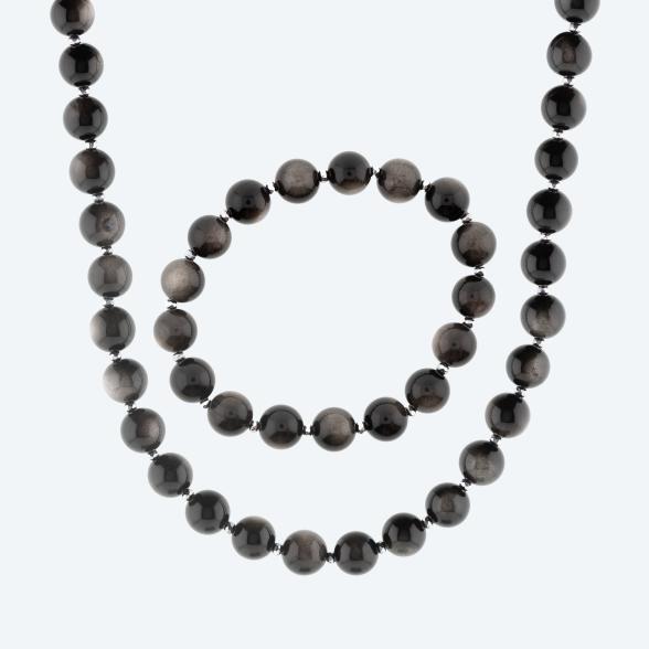 SET: Collier+Armband Obsidian Magnetverschluß - 113725800000 - 1 - 588px