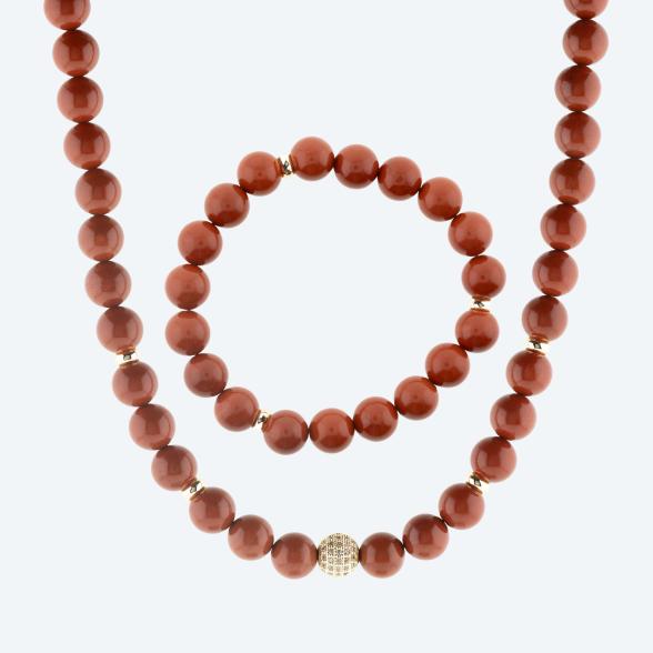 SET: Collier+Armband Jaspis rot Magnetverschluß - 113726000000 - 1 - 588px