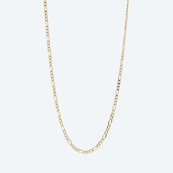 Figarokette 925 St. Silber vergoldet ca. 60 cm - 113730600000 - 1 - 588px