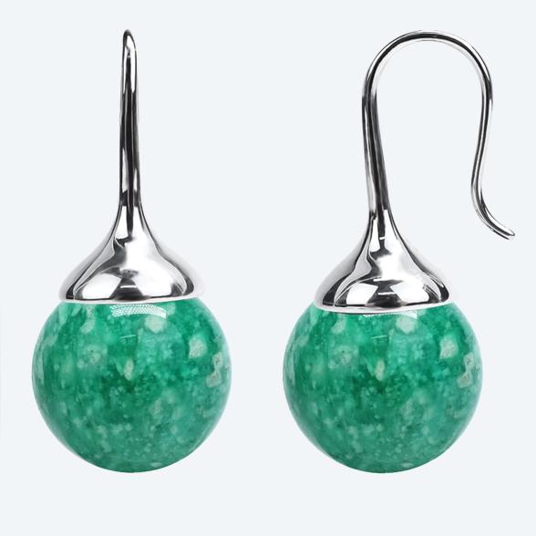 Ohrhänger 925 Sterling Silber Amazonit rhodiniert - 113744600001 - 1 - 588px