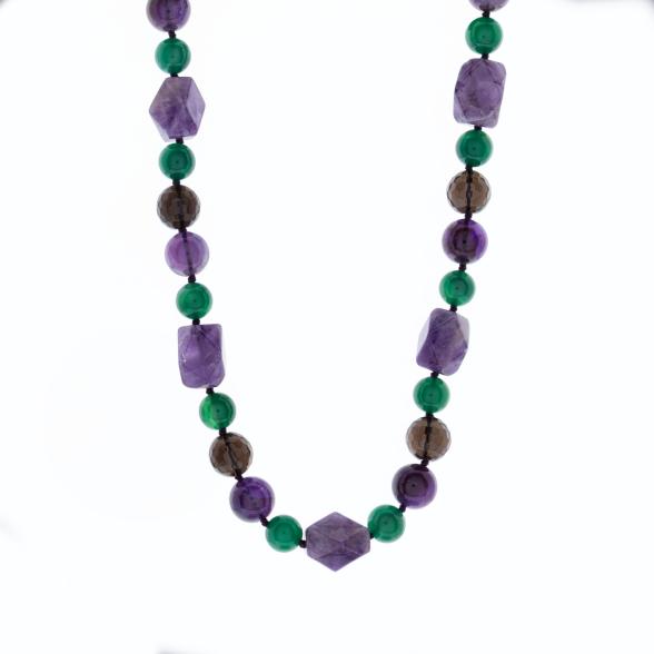 Collier Amethyst, Achat, Rauchquarz - 113745000000 - 1 - 588px
