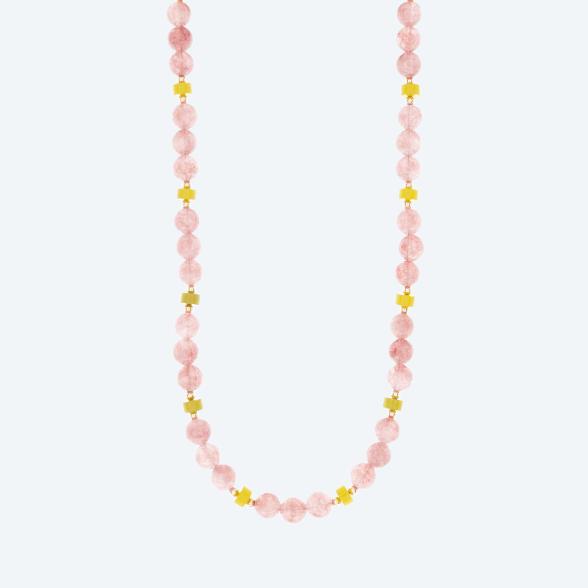 Collier Quarz pink, grün Magnetverschluß - 113746100000 - 1 - 588px