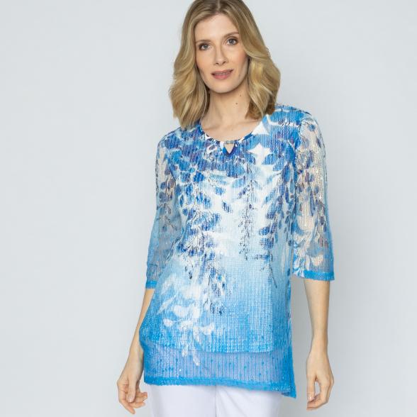 CHRISTIAN MATERNE Damen-Longshirt multicolor 52/54 - 113756600005 - 1 - 588px