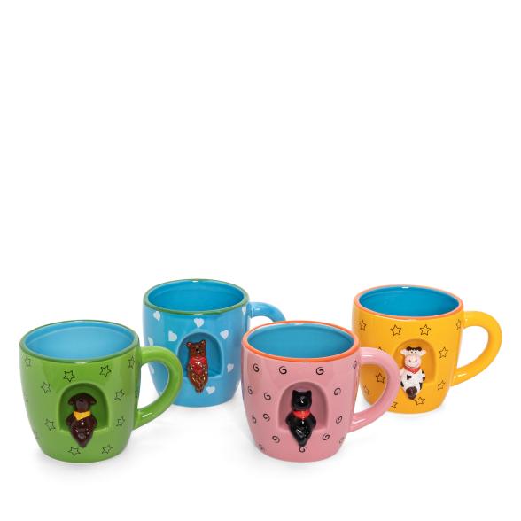 3D-Tassen-Set Tiere 4 St. - 113757200000 - 1 - 588px