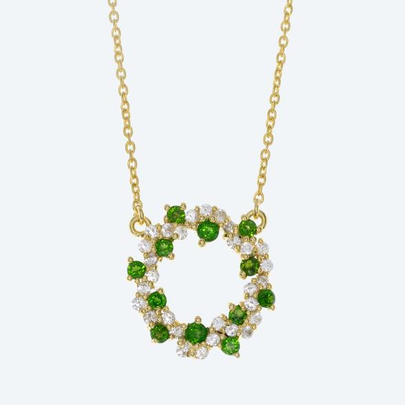 Mittelteil-Collier 925 vergoldet Chromdiopsid - 113763000000 - 1 - 588px