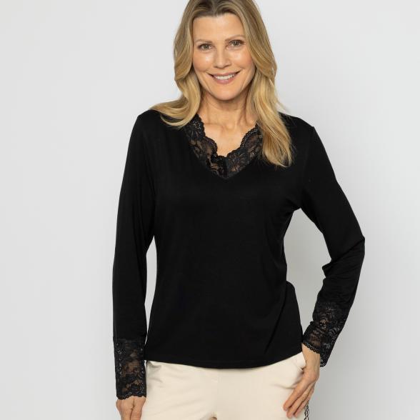Lounge Collection by Heike Schuberth Shirt schwarz 36/38 - 113765100001 - 1 - 588px