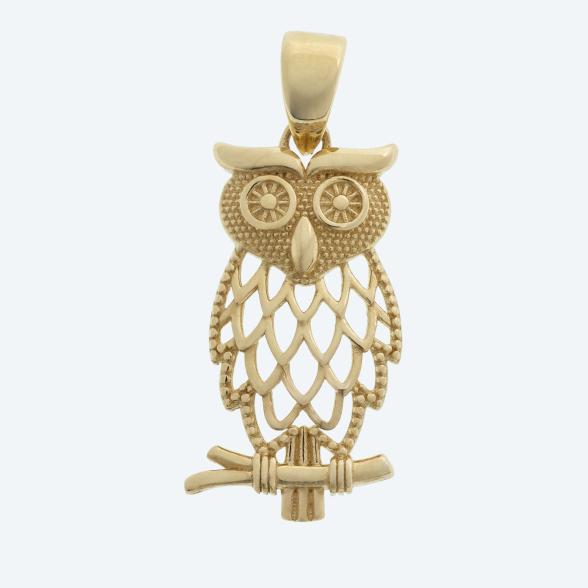 Anhänger Eule 375 Gelbgold - 113767300000 - 1 - 588px