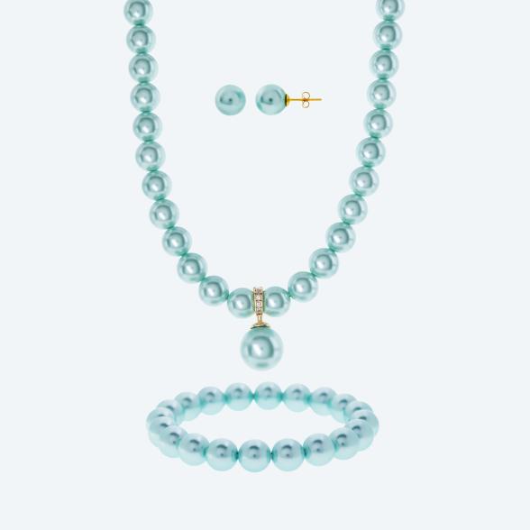SET: 4-teilig MKPerle mint, Magnetverschluß - 113770500000 - 1 - 588px