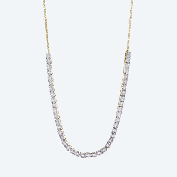 Collier 925 Silber vergoldet Kanada Brillanten - 113775200000 - 1 - 588px