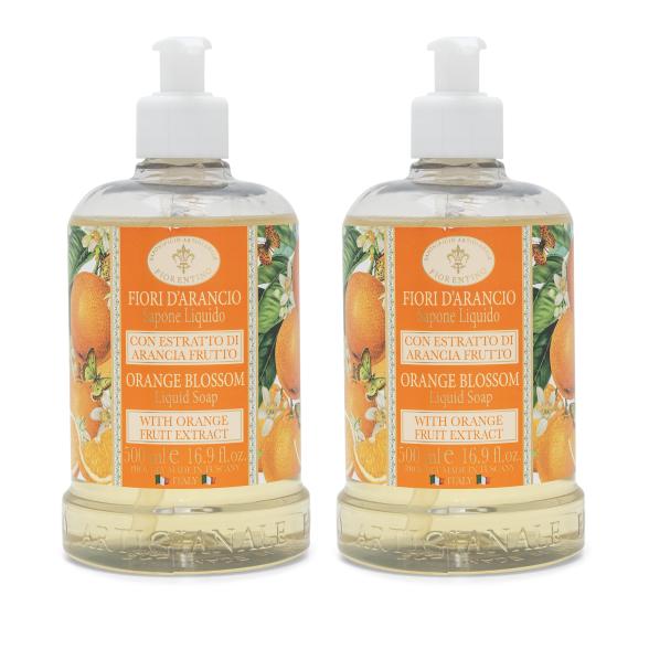 Fiorentino Flüssigseifen Orangenblüte 2x500ml - 113779700000 - 1 - 588px