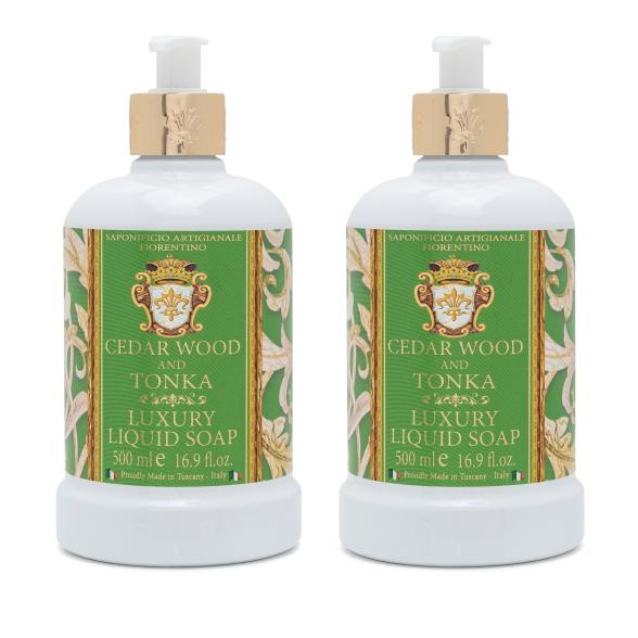 Fiorentino Luxus Flüssigseifen Zedernholz & Tonka - 113780100000 - 1 - 588px
