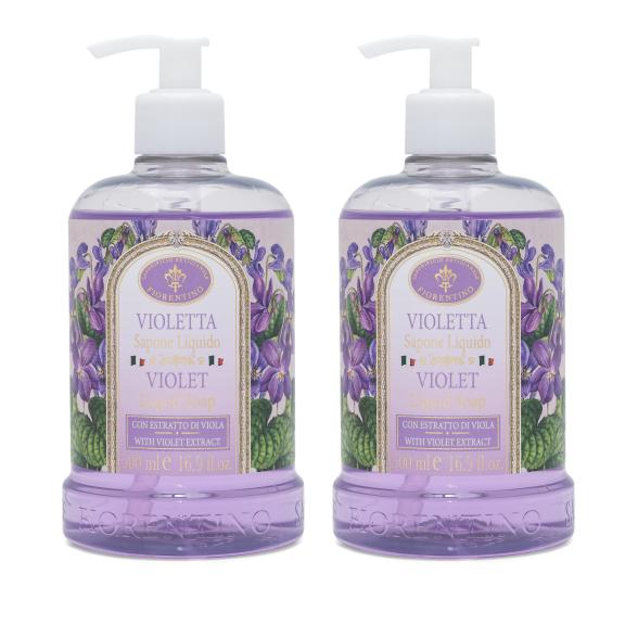 Fiorentino Flüssigseifen Veilchen 2x500ml - 113780200000 - 1 - 588px