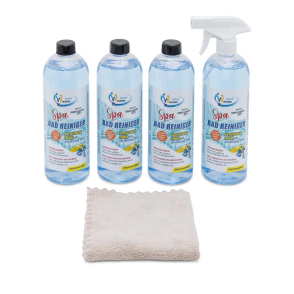W&G 4 x 750ml Badreiniger + Tuch - 113781000000 - 1 - 588px