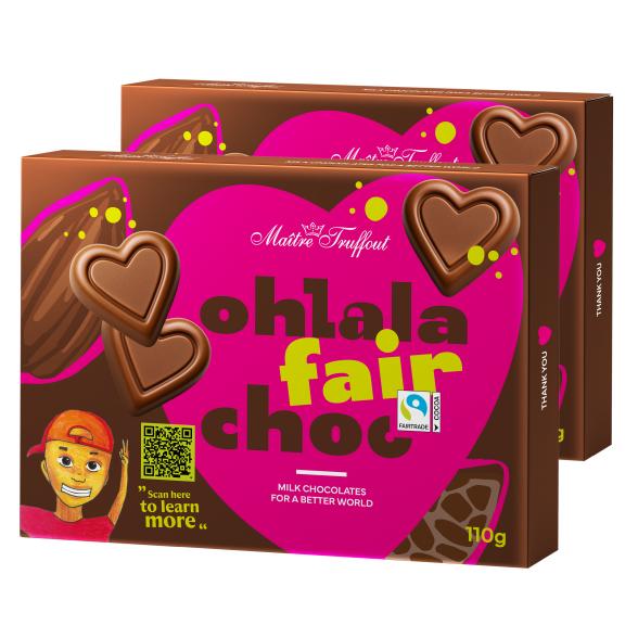 Ohlala Herzpralinen mit Haselnusscremefüllung 110g - 113792700000 - 1 - 588px