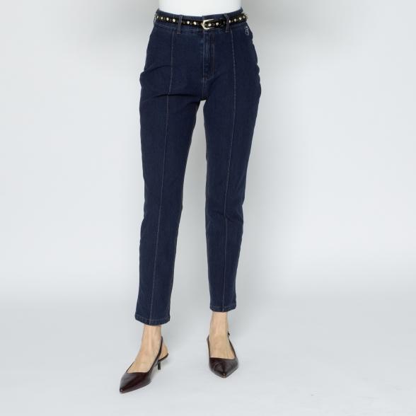 Zauberhose 'Miracle Shape' Slim 7/8 dunkelblau 32/34 - 113800400001 - 1 - 588px