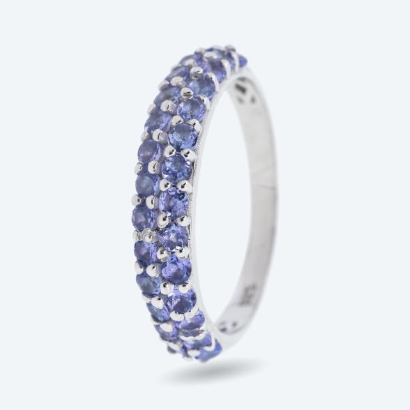 Ring 925 Silber rhodiniert Tansanit 16 - 113809300001 - 1 - 588px