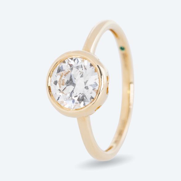 LG Solitärring 585 Gelbgold Brillant 17 - 113810300001 - 1 - 588px