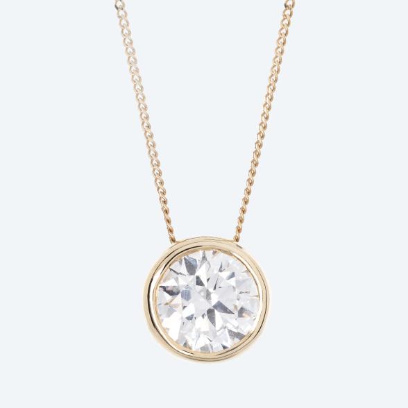 LG Anhänger mit Kette 585 Gelbgold Brillant - 113810400000 - 1 - 588px