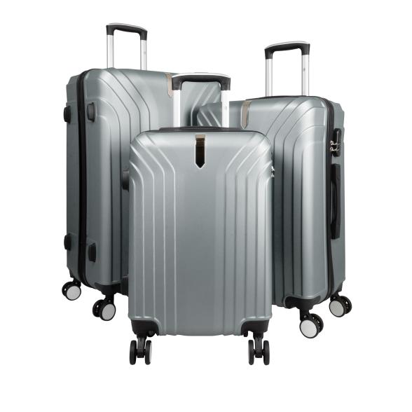 3-teiliges ABS-Kofferset 'Palma24' silber - 113823200000 - 1 - 588px