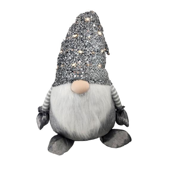 LED-Glitzerwichtel sitzend silber - 113848400000 - 1 - 588px