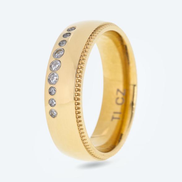Ring Titan vergoldet Zirkonia 17 - 113852600001 - 1 - 588px