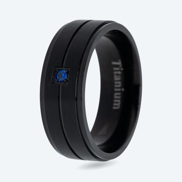Ring Titan schwarz Zirkonia 18 - 113853600001 - 1 - 588px