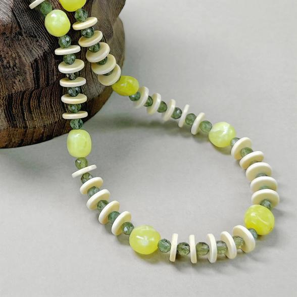 Collier Lemon Jade, Apatit Magnetverschluß - 113855900000 - 1 - 588px