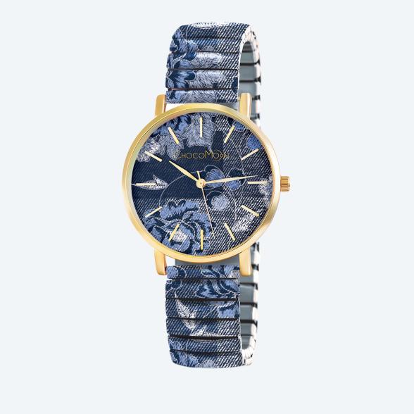 ChocoMoon Damenuhr "Denim Flowers" Quarz - 113860500000 - 1 - 588px