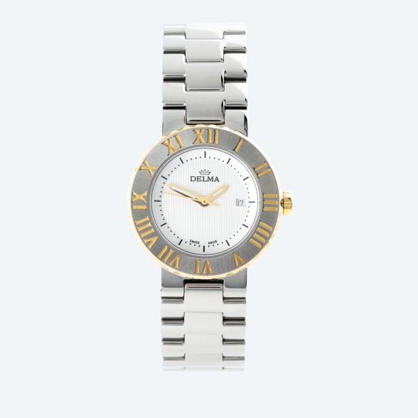 DELMA Damenuhr "Elba" Quarz bicolor - 113865200000 - 1 - 588px