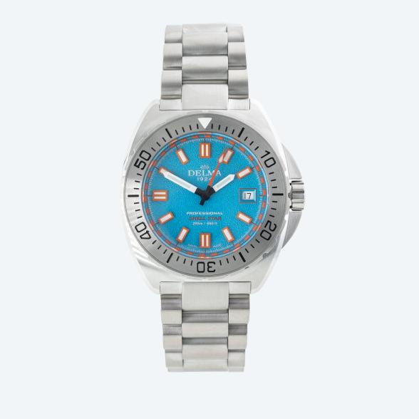 DELMA Herrenuhr "Shellstar Quarz" hellblau - 113868400000 - 1 - 588px