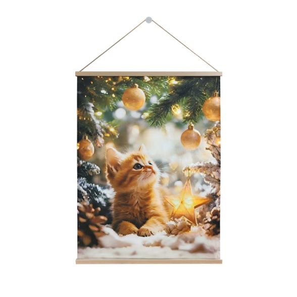 LED-Wandbild Katze mit Stern - 113879200000 - 1 - 588px