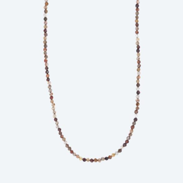 Collier Zirkon mokkafarbig Karabiner 925 - 113908200000 - 1 - 588px