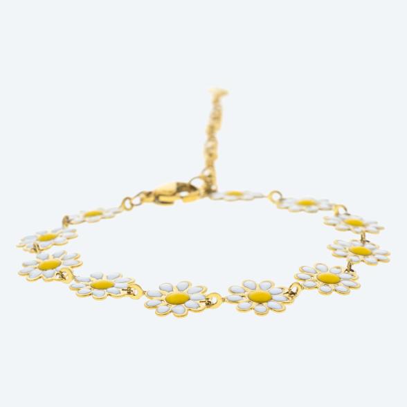 Armband Edelstahl Emaille Gänseblümchen - 113910400000 - 1 - 588px