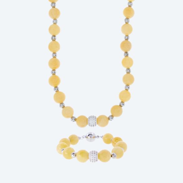 Christian Materne SET Collier+Armband Jade gelb - 113924900000 - 1 - 588px