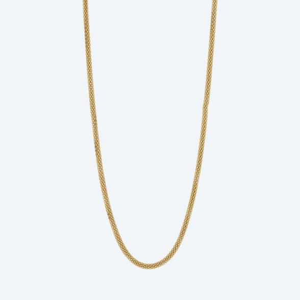 Popcornkette 925 St. Silber vergoldet ca. 45cm - 113928100000 - 1 - 588px