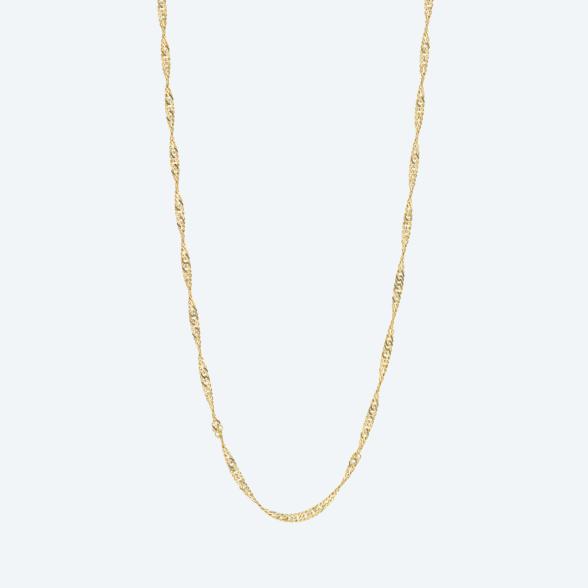 Singapurkette 925 St. Silber vergoldet ca. 55cm - 113928400000 - 1 - 588px