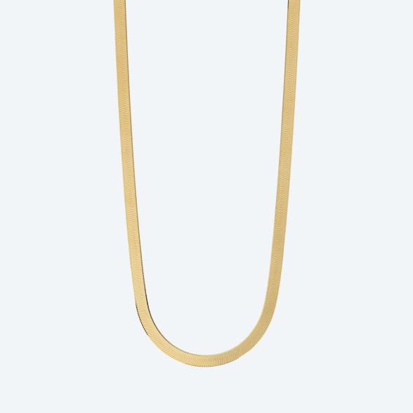 Heringbone-Kette 925 St. Silber vergoldet ca. 50cm - 113930600000 - 1 - 588px