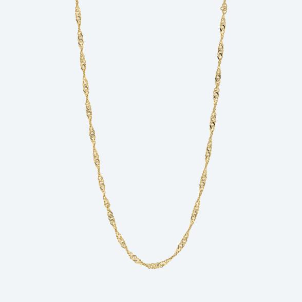 Singapurkette 925 St. Silber vergoldet ca. 42cm - 113931700000 - 1 - 588px