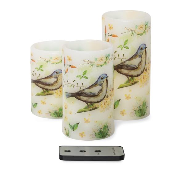 LED-Kerzen mit Vogelmotiv - 113933600000 - 1 - 588px