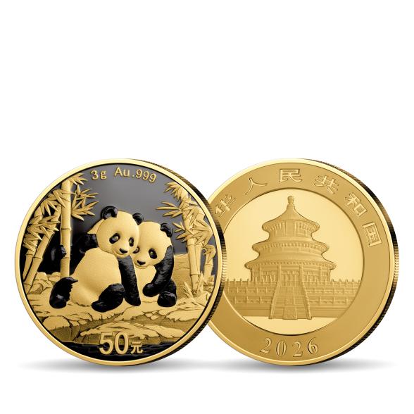 Goldmünze "Panda 2026" mit Black-Platin-Veredelung - 113940900000 - 1 - 588px