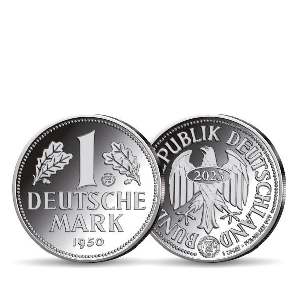 Silbermünze '75 Jahre 1 D-Mark-Münze' - 113941000000 - 1 - 588px
