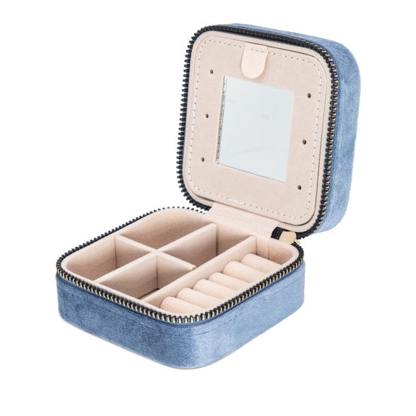 Samt Schmuck/Reise-Etui blau - 113947700000 - 1 - 588px