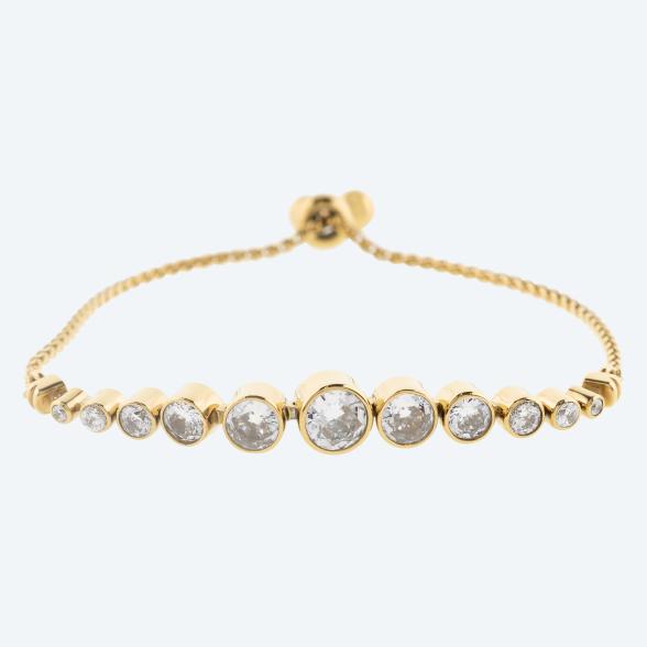 Armband Edelstahl vergoldet Zirkonia - 113955900000 - 1 - 588px