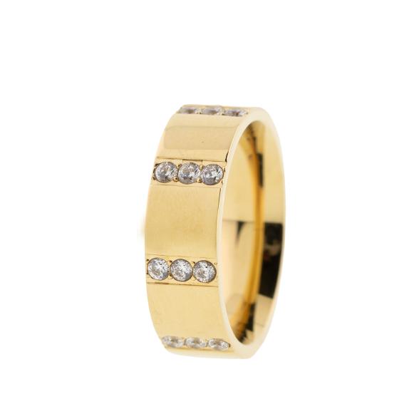 Ring Edelstahl vergoldet Zikonia 20 - 113956200004 - 1 - 588px