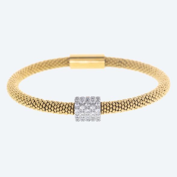 Armband Edelstahl bicolor Zirkonia - 113956900000 - 1 - 588px
