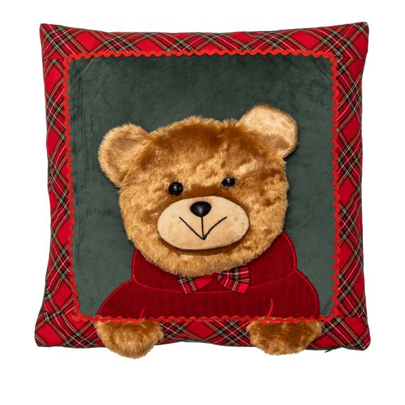 Kissen 3D-Teddybär mit Füllung - 113959700000 - 1 - 588px