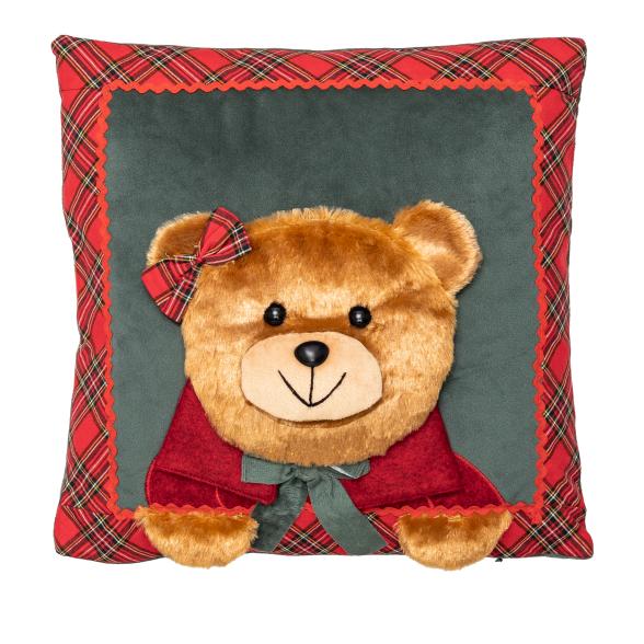 Kissen 3D-Teddybär mit Füllung - 113959800000 - 1 - 588px
