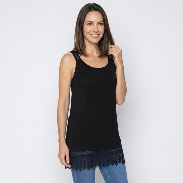 Jeannie Damen-Top mit Spitze schwarz 36/38 - 113965000001 - 1 - 588px