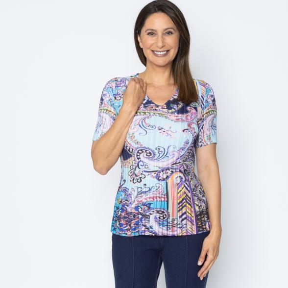 Jeannie Damen-Plissee-Shirt Paisley - 113966300000 - 1 - 588px